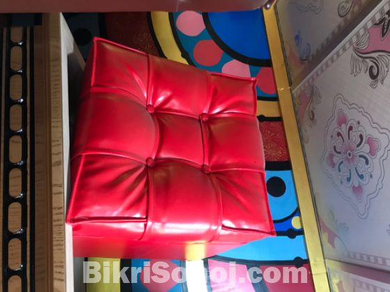 New PU leather foam square and round stool